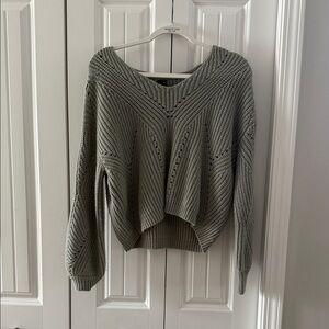 Cozy V-Neck Knit Sweater